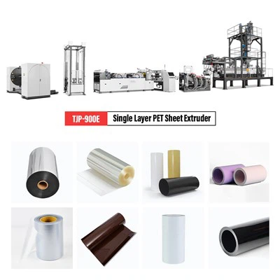 Máy đùn lớp một lớp PET/PLA hoàn toàn tự động